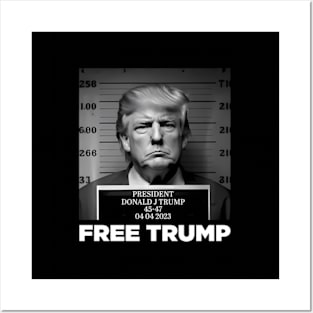 Free Donald Trump shot Posters and Art